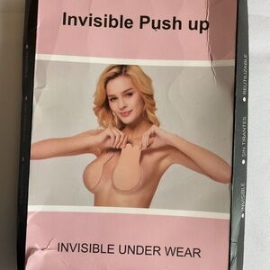 Invisible Push Up Bra - Nude